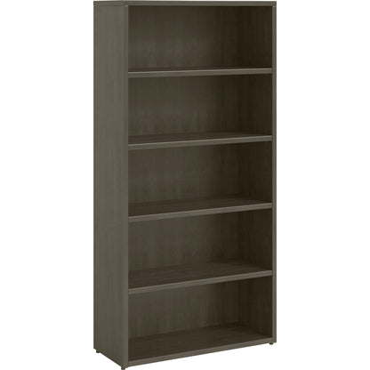 Lorell Prominence 2.0 Bookcase - Rectangle - 69" Height x 34" Width x 12" Depth, 1" Thickness Top - 5 Shelve(s) - 4 Adju