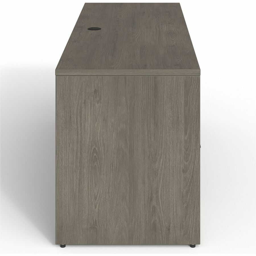 Lorell Prominence 2.0 Left-Pedestal Credenza - Rectangle - 29" Height x 66" Width x 24" Depth, 1" Thickness Top - Total 