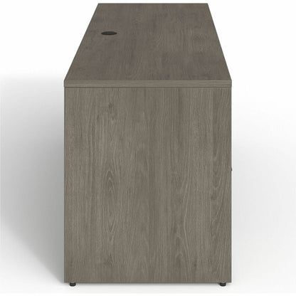Lorell Prominence 2.0 Left-Pedestal Credenza - Rectangle - 29" Height x 66" Width x 24" Depth, 1" Thickness Top - Total 