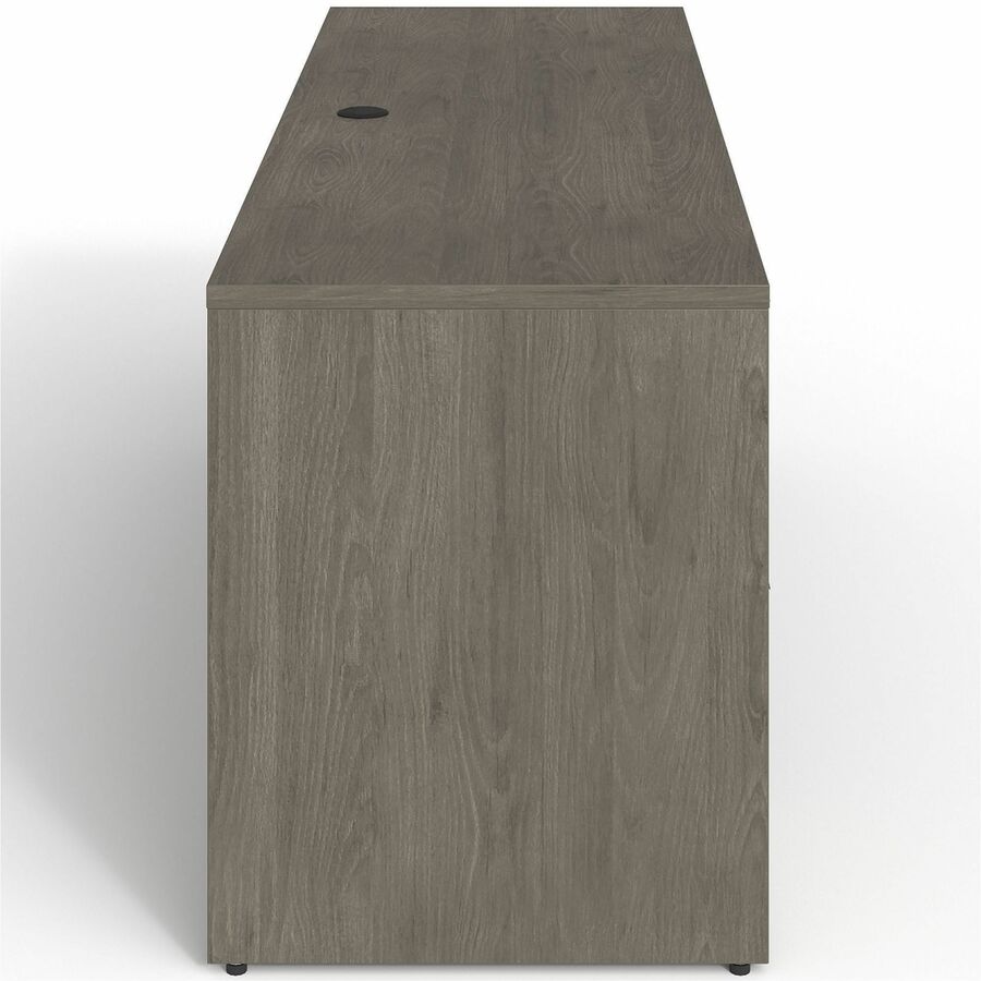 Lorell Prominence 2.0 Left-Pedestal Credenza - Rectangle - 29" Height x 72" Width x 24" Depth, 1" Thickness Top - Total 