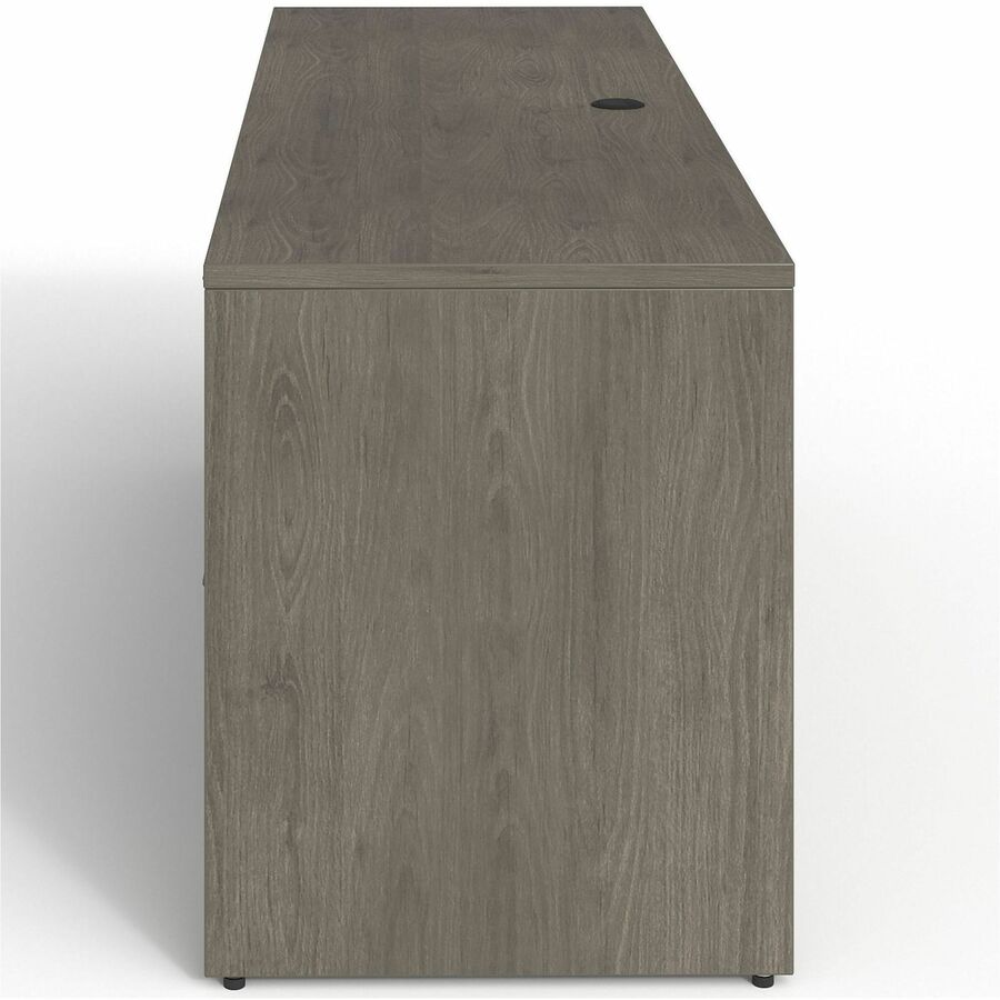 Lorell Prominence 2.0 Right-Pedestal Credenza - Rectangle - 29" Height x 72" Width x 24" Depth, 1" Thickness Top - Total