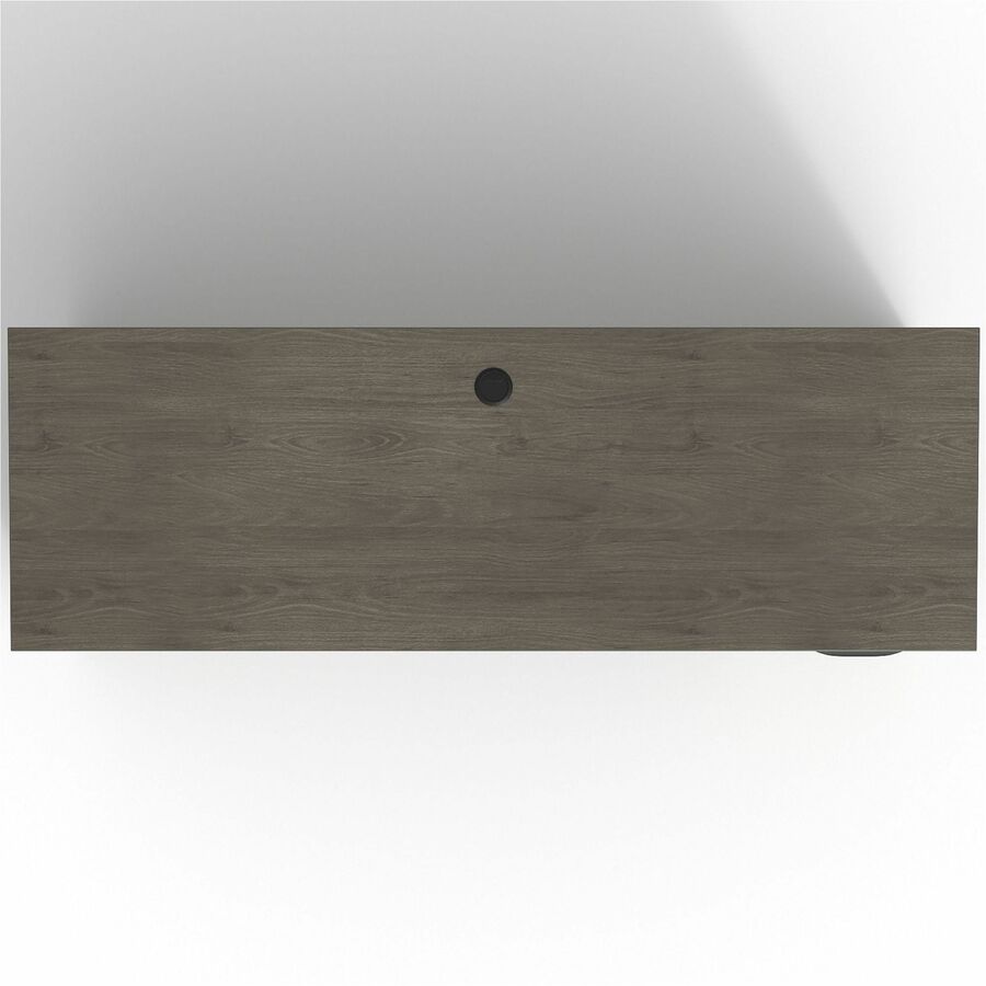 Lorell Prominence 2.0 Right-Pedestal Credenza - Rectangle - 29" Height x 72" Width x 24" Depth, 1" Thickness Top - Total