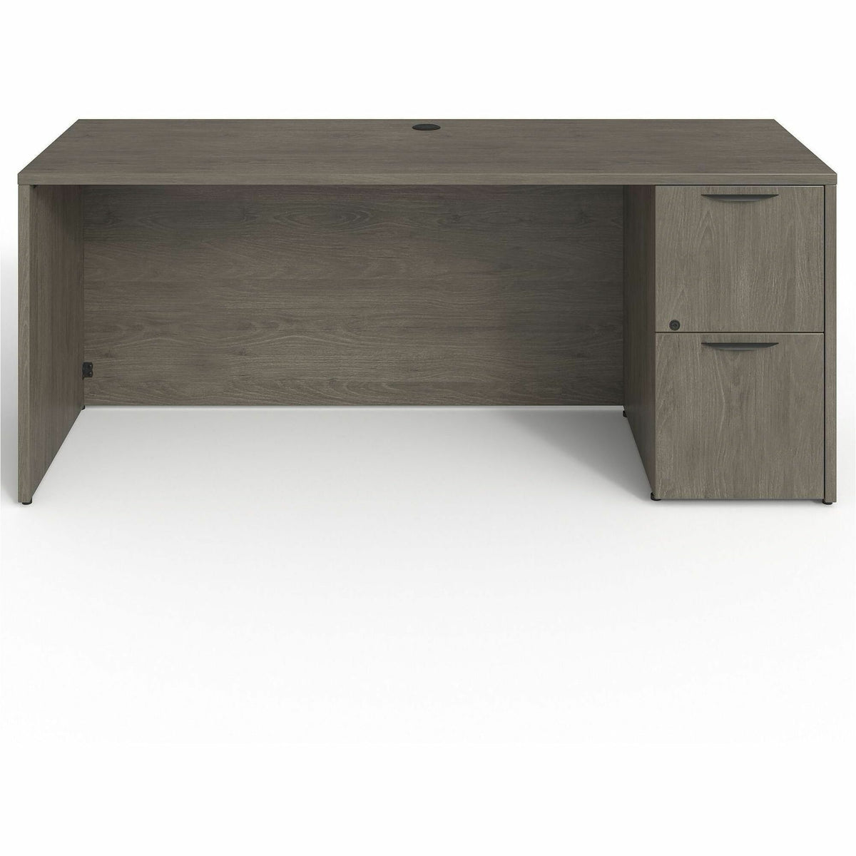 Lorell Prominence 2.0 Right-Pedestal Credenza - Rectangle - 29" Height x 72" Width x 24" Depth, 1" Thickness Top - Total