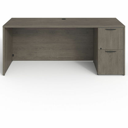 Lorell Prominence 2.0 Right-Pedestal Credenza - Rectangle - 29" Height x 72" Width x 24" Depth, 1" Thickness Top - Total