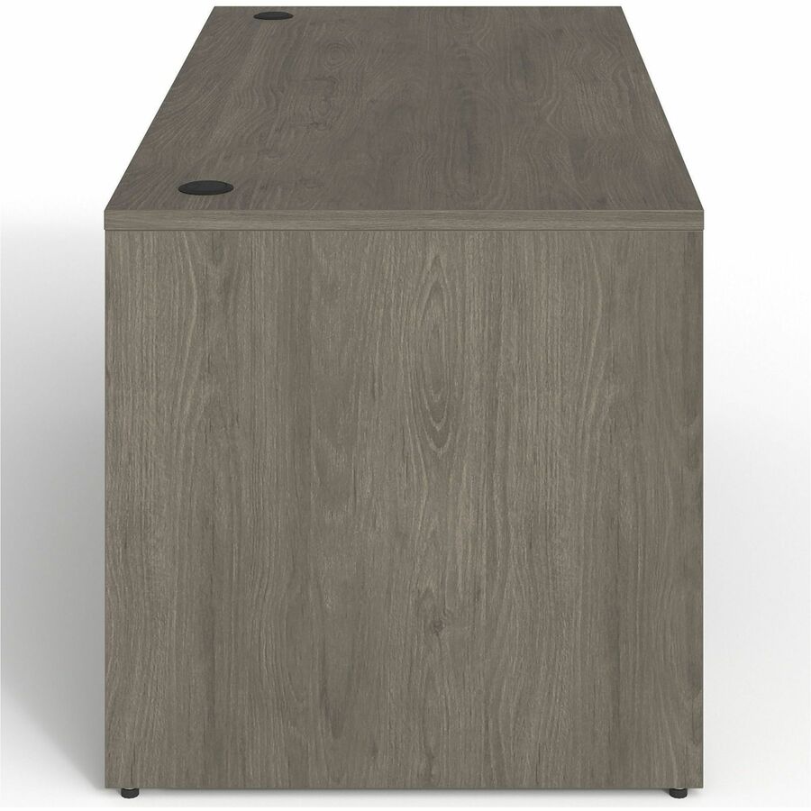 Lorell Prominence 2.0 Left-Pedestal Desk - Rectangle - 29" Height x 60" Width x 30" Depth, 1" Thickness Top - Total Draw