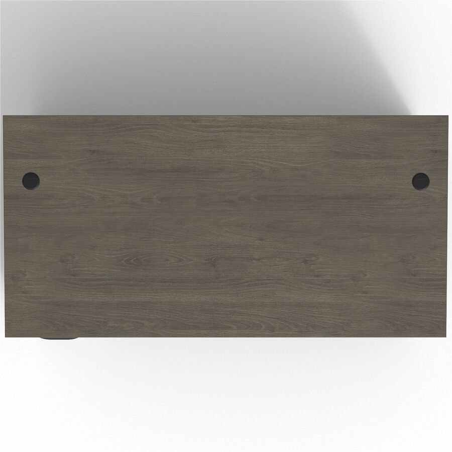 Lorell Prominence 2.0 Left-Pedestal Desk - Rectangle - 29" Height x 72" Width x 36" Depth, 1" Thickness Top - Total Draw