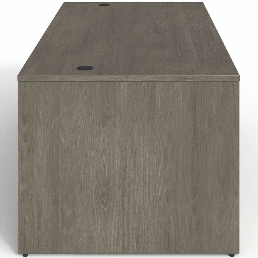 Lorell Prominence 2.0 Left-Pedestal Desk - Rectangle - 29" Height x 72" Width x 36" Depth, 1" Thickness Top - Total Draw
