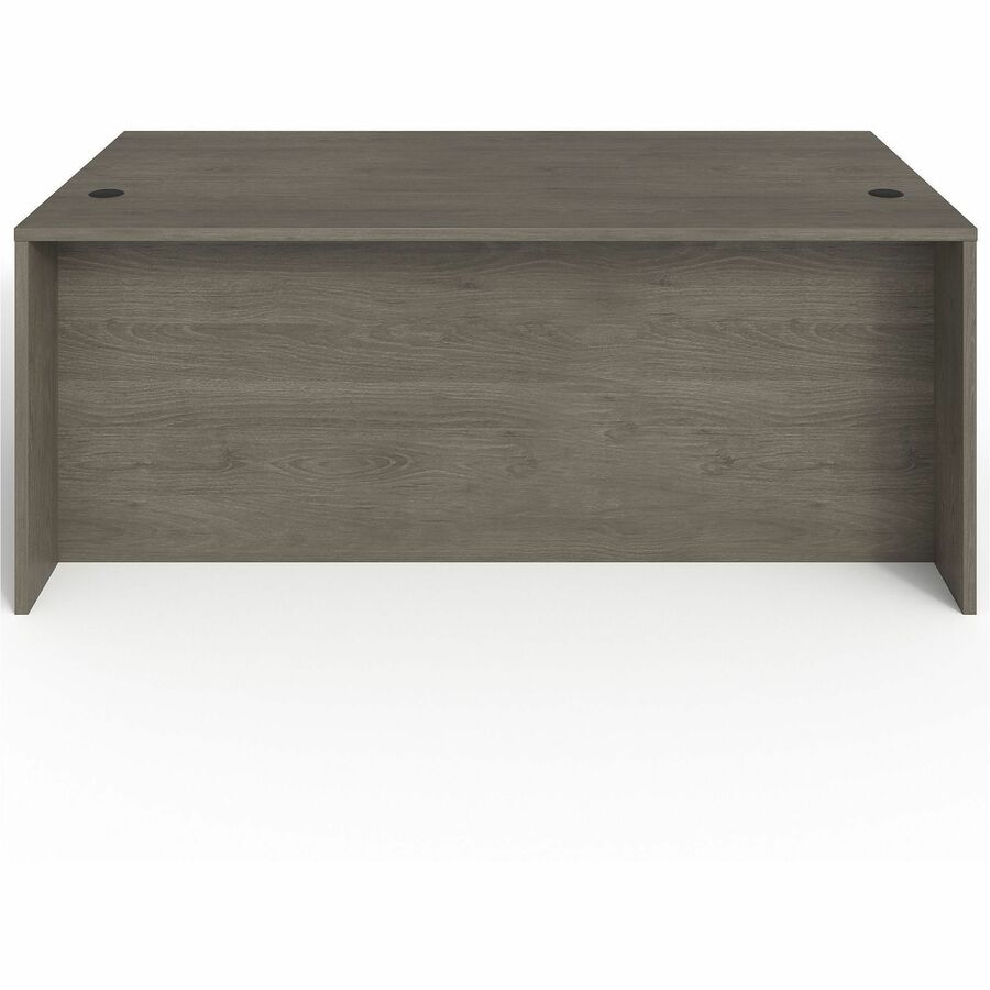Lorell Prominence 2.0 3/4 Double-Pedestal Desk - Rectangle - 1" Thickness Top, 29" Height x 72" Width x 36" Depth - Tota