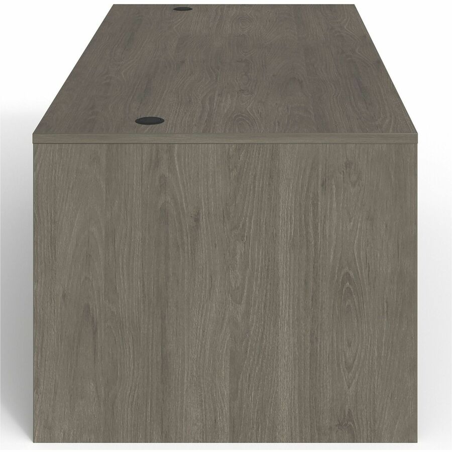 Lorell Prominence 2.0 3/4 Double-Pedestal Desk - Rectangle - 1" Thickness Top, 29" Height x 72" Width x 36" Depth - Tota