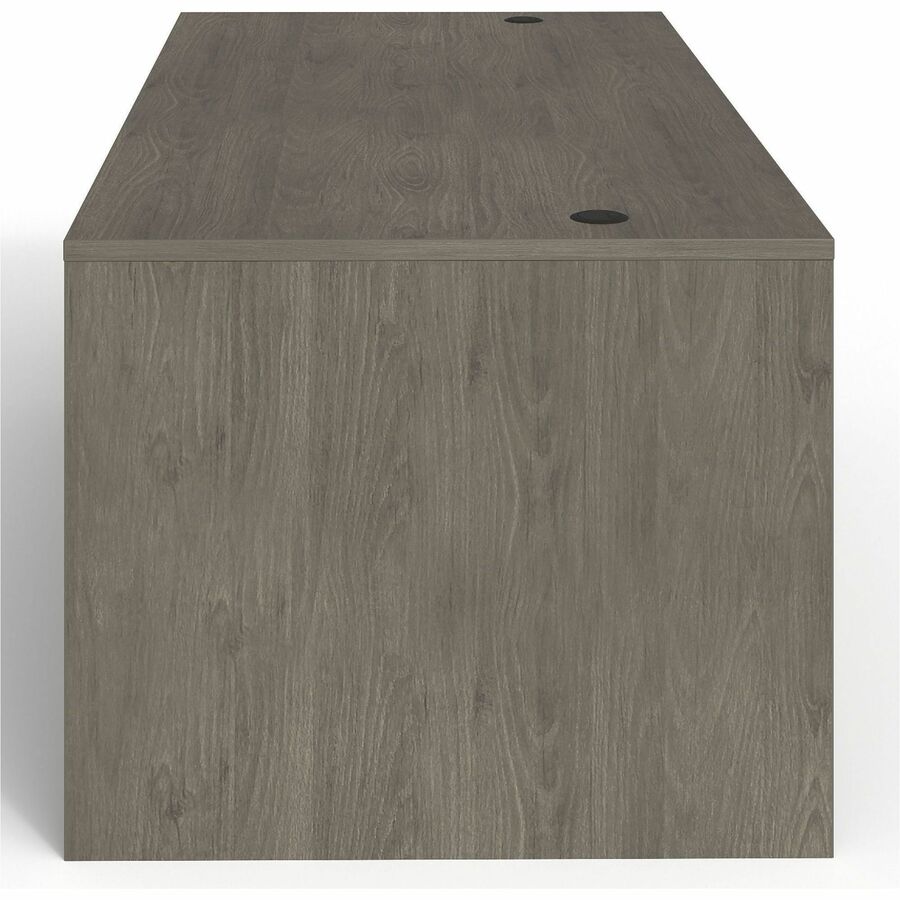 Lorell Prominence 2.0 3/4 Double-Pedestal Desk - Rectangle - 1" Thickness Top, 29" Height x 72" Width x 36" Depth - Tota