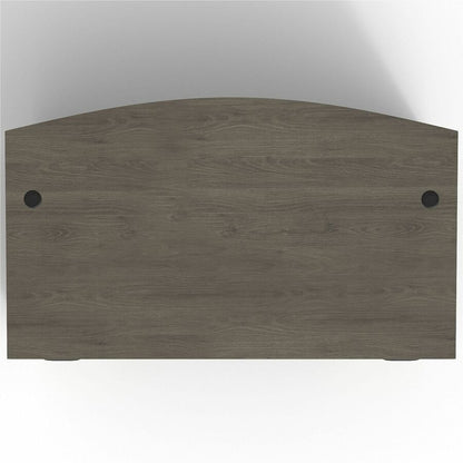Lorell Prominence 2.0 Bowfront Double-Pedestal Desk - Rectangle - 29" Height x 72" Width x 42" Depth, 1" Thickness Top -