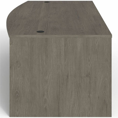 Lorell Prominence 2.0 Bowfront Double-Pedestal Desk - Rectangle - 29" Height x 72" Width x 42" Depth, 1" Thickness Top -