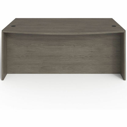 Lorell Prominence 2.0 Bowfront Right-Pedestal Desk - Rectangle - 29" Height x 72" Width x 42" Depth, 1" Thickness Top - 