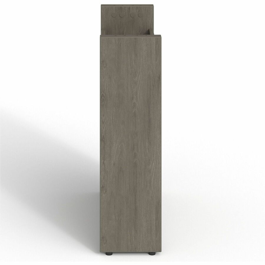 Lorell Prominence 2.0 Modular Table Base with Door - 28" Height x 24" Width x 8" Depth - Material: Particleboard - Finis