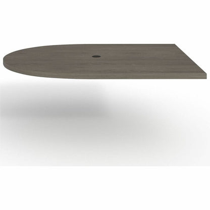 Lorell Prominence 2.0 Half-Racetrack Conference Tabletop - Half Racetrack - 60" Width x 48" Depth x 1.5" Thickness - Ban
