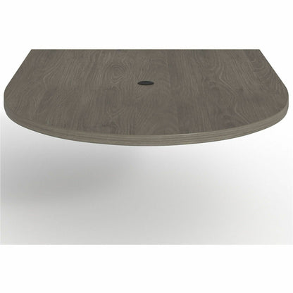 Lorell Prominence 2.0 Half-Racetrack Conference Tabletop - Half Racetrack - 60" Width x 48" Depth x 1.5" Thickness - Ban