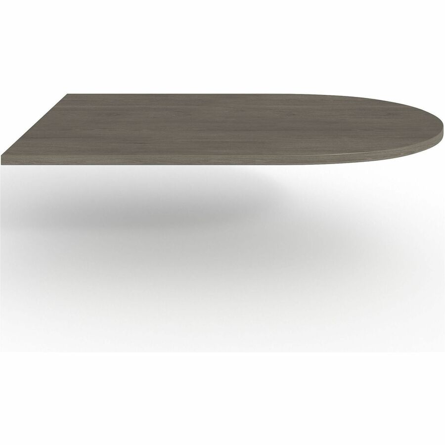 Lorell Prominence 2.0 Half-Racetrack Conference Tabletop - Half Racetrack - 72" Width x 48" Depth x 1.5" Thickness - Ban