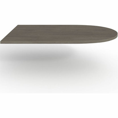 Lorell Prominence 2.0 Half-Racetrack Conference Tabletop - Half Racetrack - 72" Width x 48" Depth x 1.5" Thickness - Ban