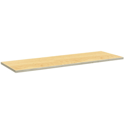 Special-T Low-Pressure Laminate Tabletop - Crema Maple Rectangle Top - 24" Table Top Length x 72" Table Top Width - Trai