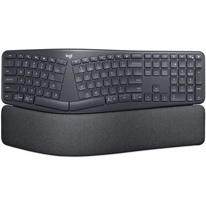 Logitech ERGO K860 Split Ergonomic Keyboard - Wireless Connectivity - Bluetooth - 32.81 ft - ChromeOS - PC, Mac - AAA Ba