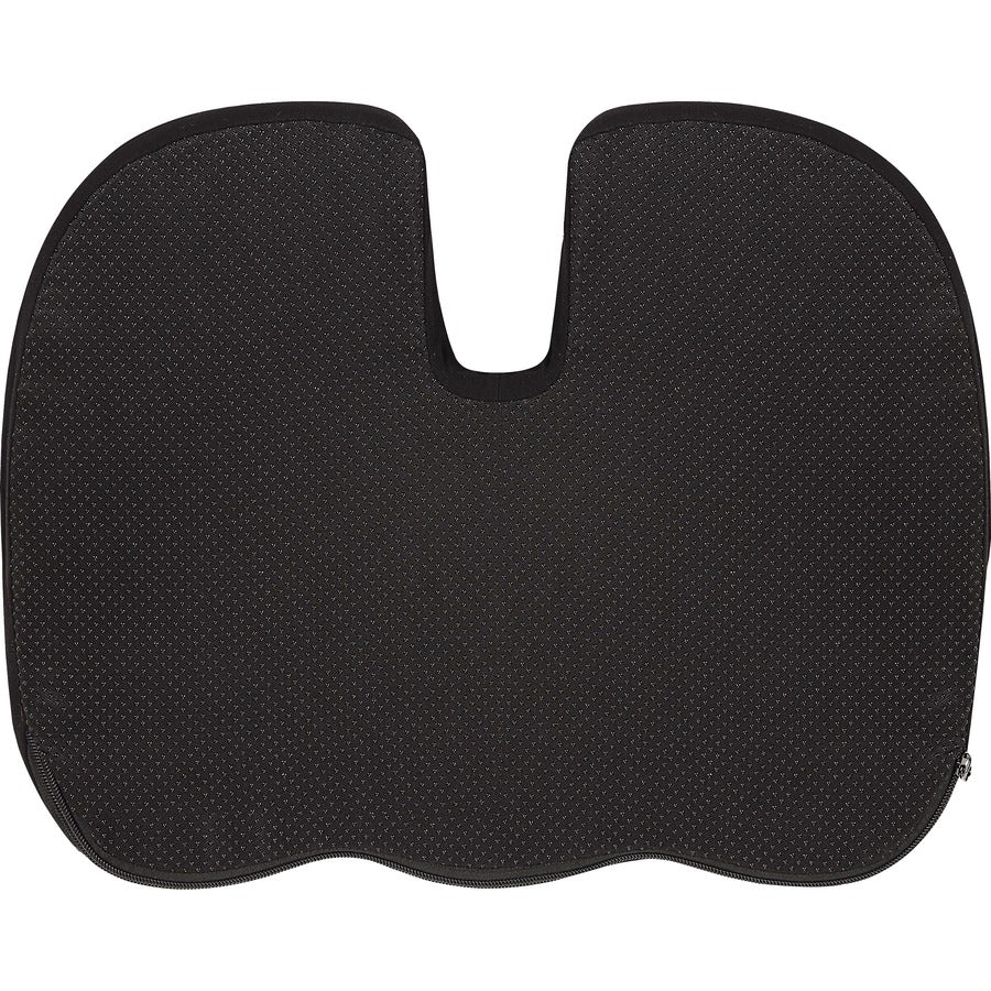 Lorell Butterfly-Shaped Seat Cushion - 17.50" x 15.50" - Fabric, Memory Foam, Silicone - Butterfly - 1 Each