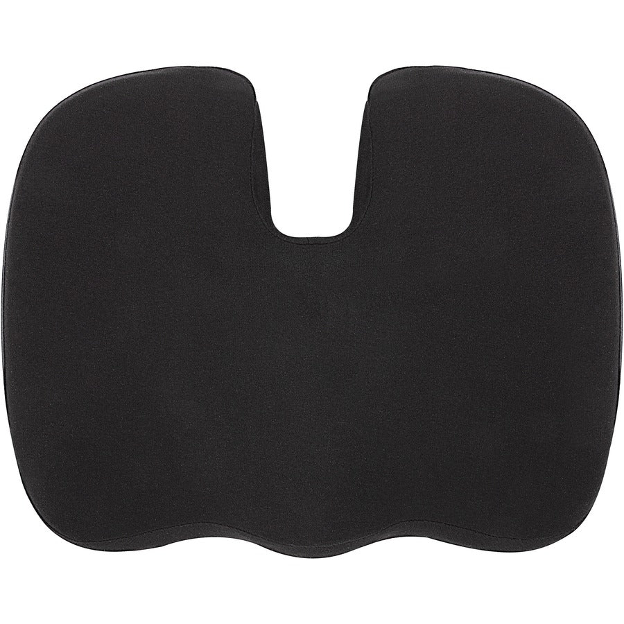 Lorell Butterfly-Shaped Seat Cushion - 17.50" x 15.50" - Fabric, Memory Foam, Silicone - Butterfly - 1 Each