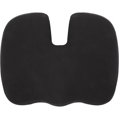 Lorell Butterfly-Shaped Seat Cushion - 17.50" x 15.50" - Fabric, Memory Foam, Silicone - Butterfly - 1 Each