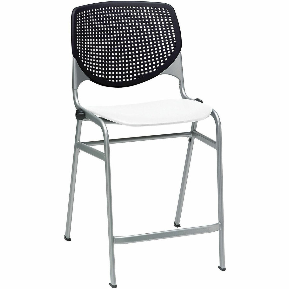 KFI Seating Bar Stool - Black, White - 1 Each