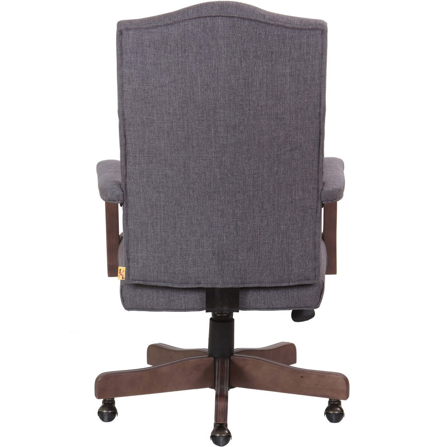 Boss Executive Commercial Linen Chair - Slate Gray Seat Color - Linen Seat Material - Slate Gray Back Color - Linen Back