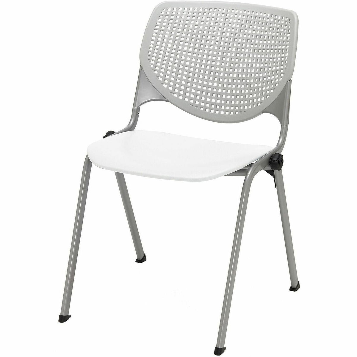 KFI Stacking Chair - Polypropylene Seat Material - Polypropylene Back Material - Steel Frame Material - Four-legged Base