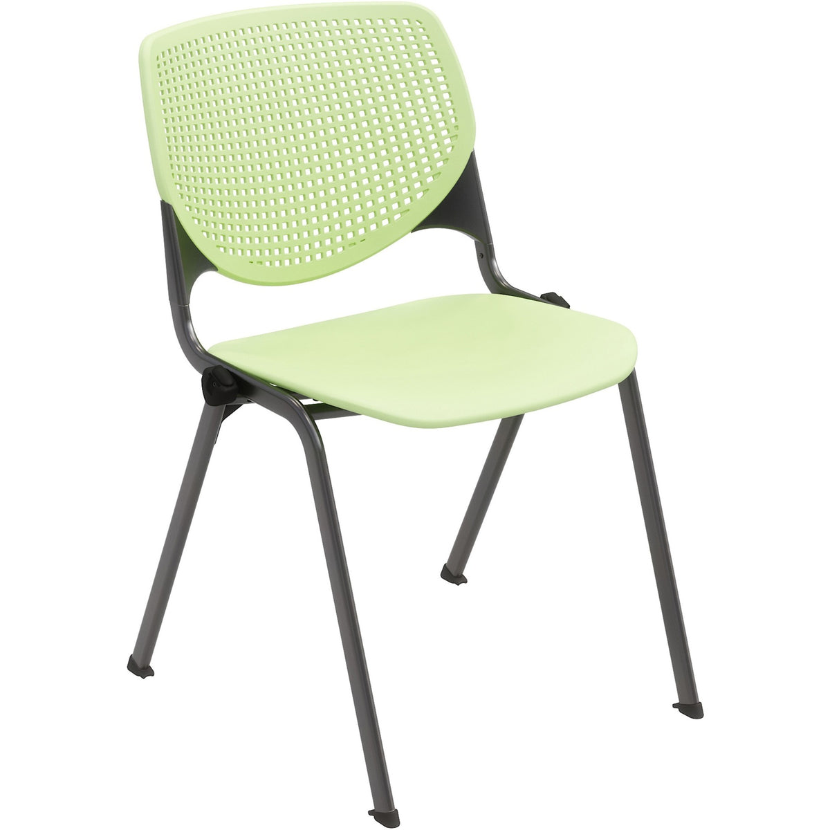 KFI Stacking Chair - Lime Green Seat Color - Polypropylene Seat Material - Lime Green Back Color - Polypropylene Back Ma