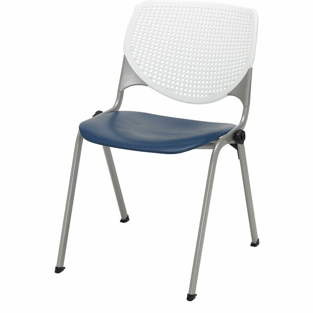 KFI Stacking Chair - Polypropylene Seat Material - Polypropylene Back Material - Steel Frame Material - Four-legged Base