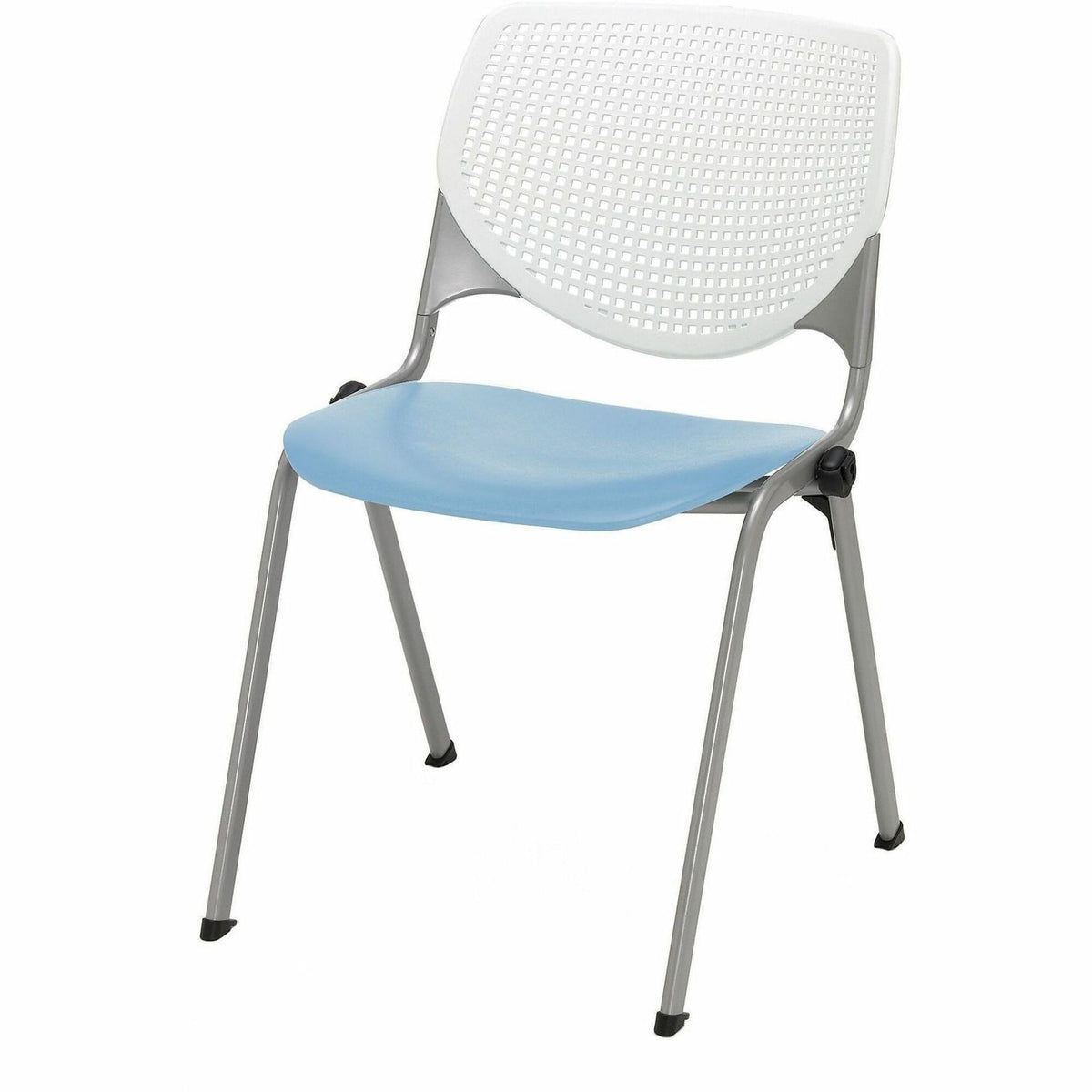 KFI Stacking Chair - Polypropylene Seat Material - Polypropylene Back Material - Steel Frame Material - Four-legged Base