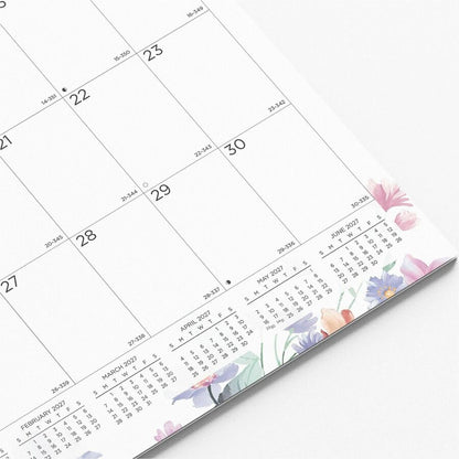 Brownline Desk Pad Calendar - Medium - Regular - Monthly - January 2027 to December 2027 - White Sheet - Desk Pad - 17" 