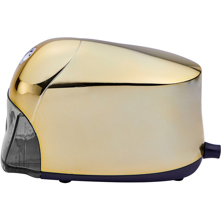 Bostitch QuietSharp Executive Pencil Sharpener - 4" Width x 7.5" Depth - Gold - 1 Each
