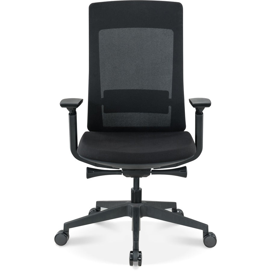Eurotech Elevate Chair - Black Seat Color - Fabric Seat Material - Black Back Color - Mesh Back Material - Black Frame C