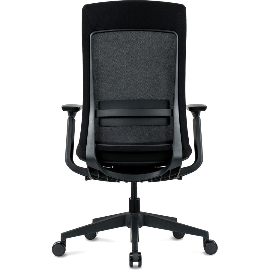 Eurotech Elevate Chair - Black Seat Color - Fabric Seat Material - Black Back Color - Mesh Back Material - Black Frame C