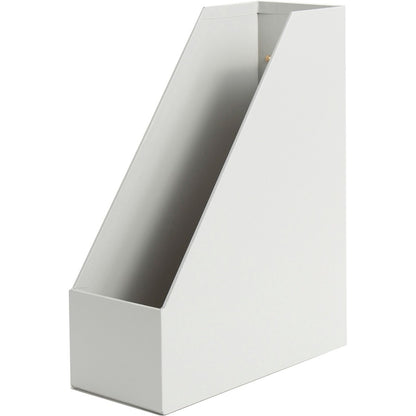 U Brands 4-Piece Desk Organization Set - Desktop - Paper Wrapped - Gray - Chipboard, Paper - 1 Each