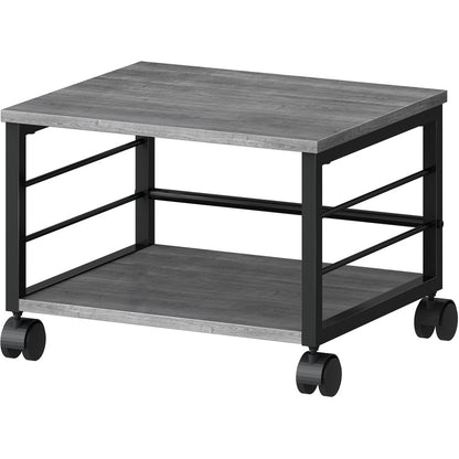 Lorell Underdesk Mobile Machine Stand - 150 lb Load Capacity - 13.20" Height x 18.70" Width x 15.70" Depth - Desk - Powd