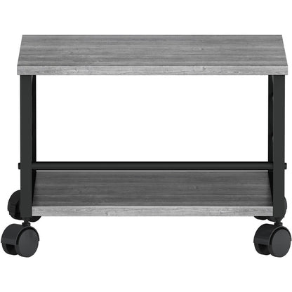 Lorell Underdesk Mobile Machine Stand - 150 lb Load Capacity - 13.20" Height x 18.70" Width x 15.70" Depth - Desk - Powd