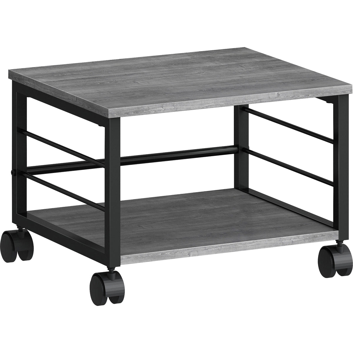Lorell Underdesk Mobile Machine Stand - 150 lb Load Capacity - 13.20" Height x 18.70" Width x 15.70" Depth - Desk - Powd