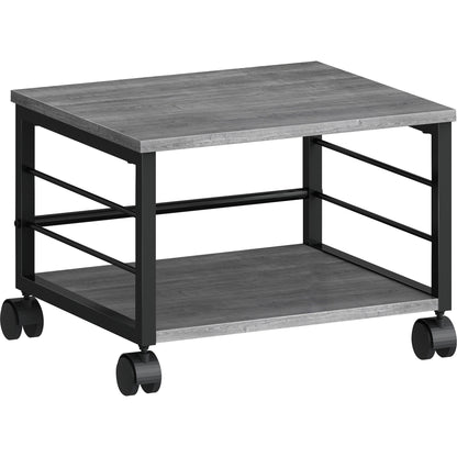 Lorell Underdesk Mobile Machine Stand - 150 lb Load Capacity - 13.20" Height x 18.70" Width x 15.70" Depth - Desk - Powd