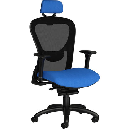 9 to 5 Seating Strata Task Chair - Silver Seat Color - Fabric, Molded Foam Seat Material - Black Back Color - Aluminum F