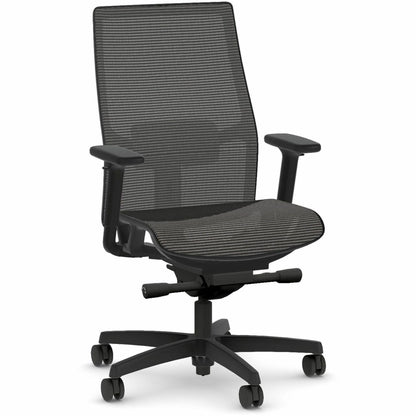 HON Ignition 2.0 Mid-back Mesh Seat Task Chair - Black Seat Color - Mesh Seat Material - Black Back Color - Mesh Back Ma