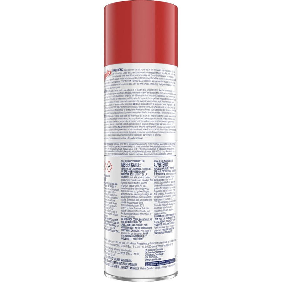 Windex® Foaming Glass Cleaner - For Multipurpose - Aerosol - 19.7 fl oz (0.6 quart) - Recommended For: Dirt Remover, Gri