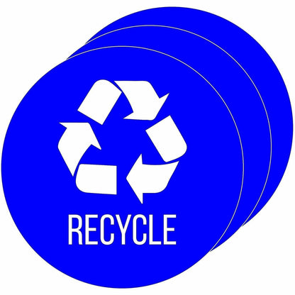 HLS Commercial Refuse Bin Icon Sticker - Waterproof - Compost - 1/10" Height x 4" Width x 4" Length x 4" Diameter - Remo
