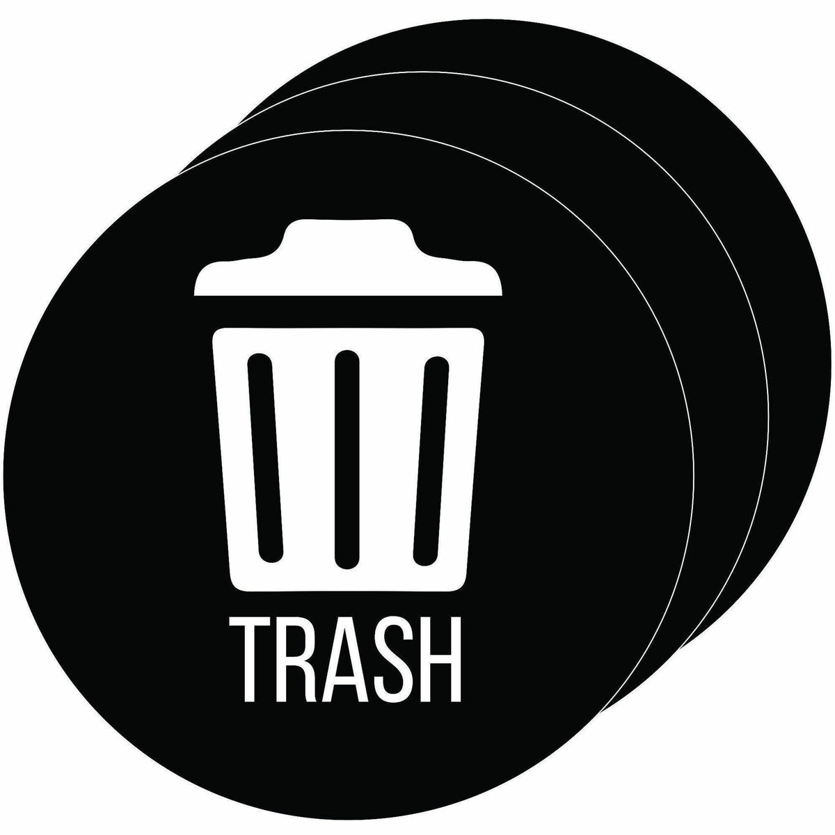 HLS Commercial Refuse Bin Icon Sticker - Waterproof - Compost - 1/10" Height x 4" Width x 4" Length x 4" Diameter - Remo