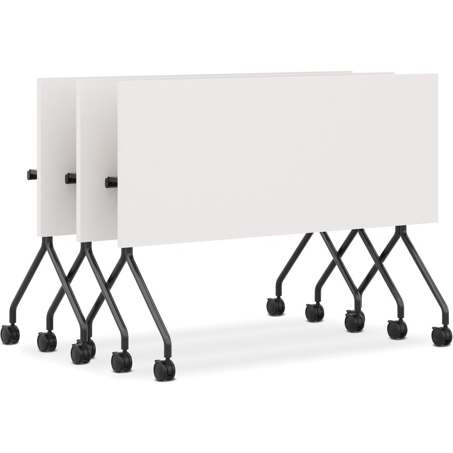 HON Between HMPT2472NS Nesting Table - Rectangle Top - 4 Seating Capacity x 72" Width x 24" Depth - Silver Mesh - 1 Each
