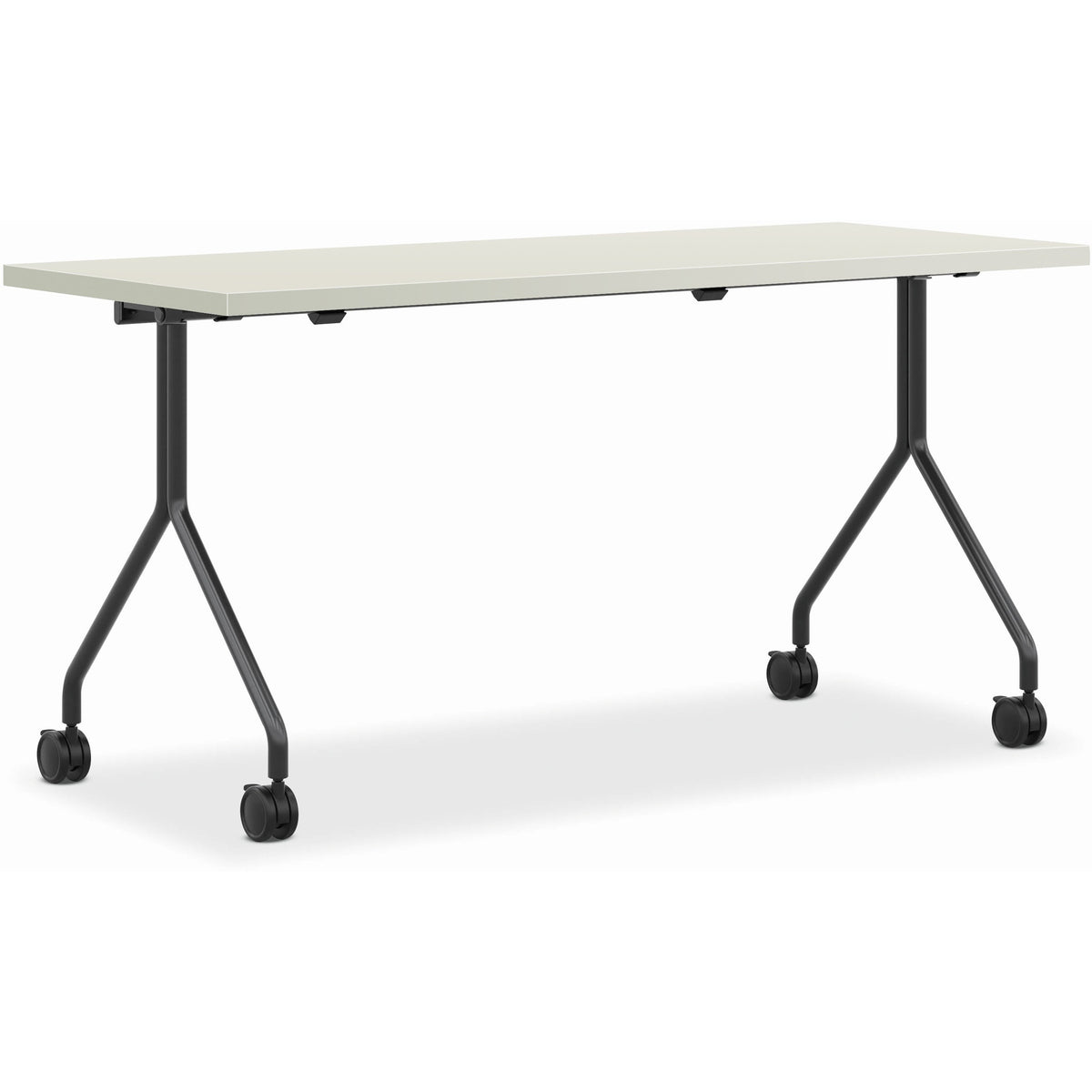 HON Between HMPT2472NS Nesting Table - Rectangle Top - 4 Seating Capacity x 72" Width x 24" Depth - Silver Mesh - 1 Each