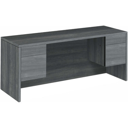 HON 10500 H10543 Credenza - 29.5" Height x 72" Width x 24" Depth - Total Drawer(s): 4 - Finish: Sterling Ash - Lockable 